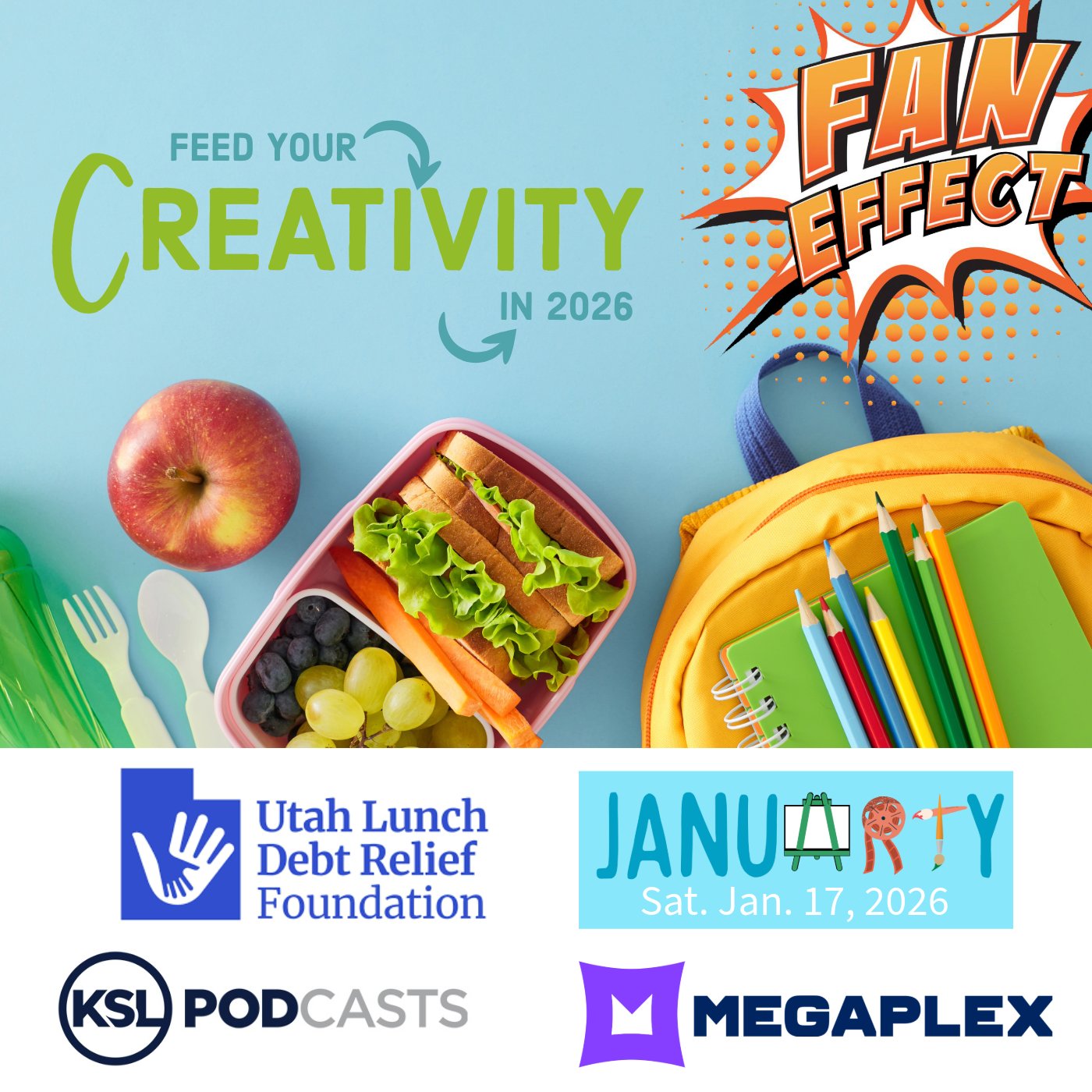 Feed Creativity with JanuARTy 2026 and The Utah Lunch Debt Relief Foundation