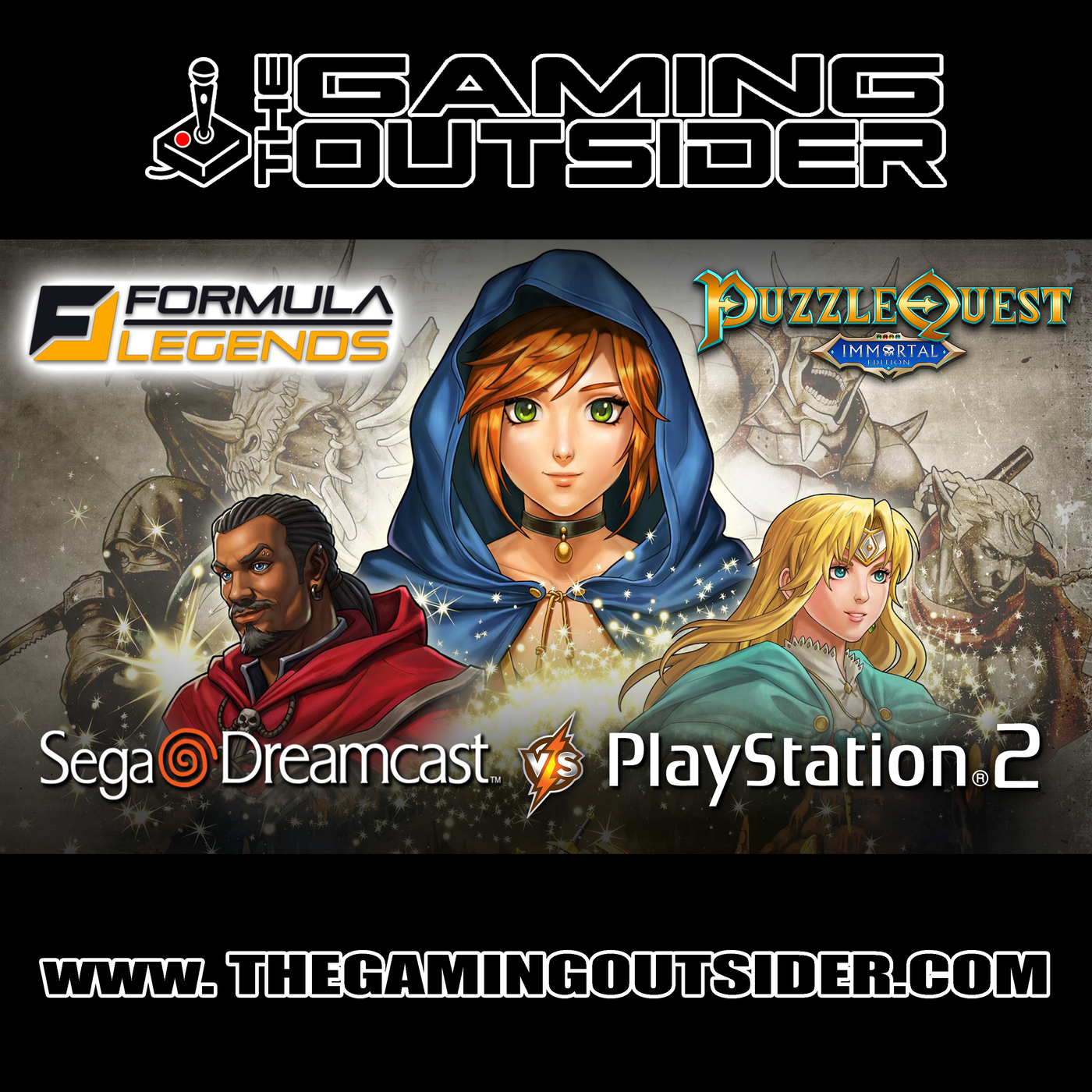 Puzzle Quest: Immortal, Formula Legends & Dreamcast vs. PS2