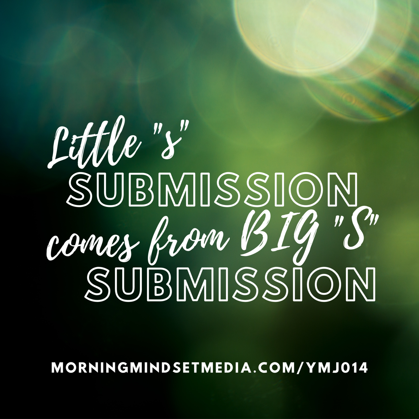 014: Little “S” submission flows from BIG “S” submission (Christian marriage advice)