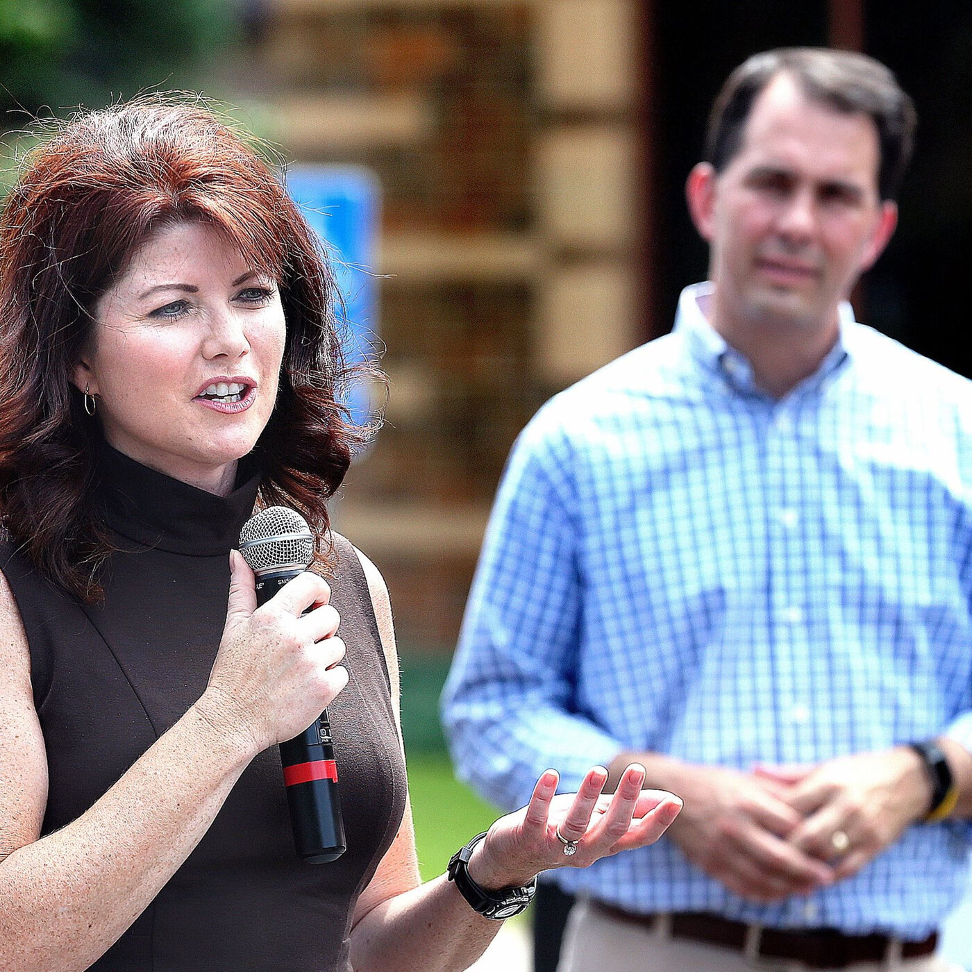 Scott Walker touts Rebecca Kleefisch for governor. Can she win?