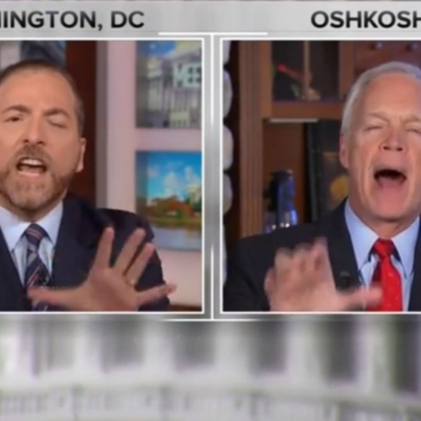 Chuck Todd vs. Ron Johnson. Who won?