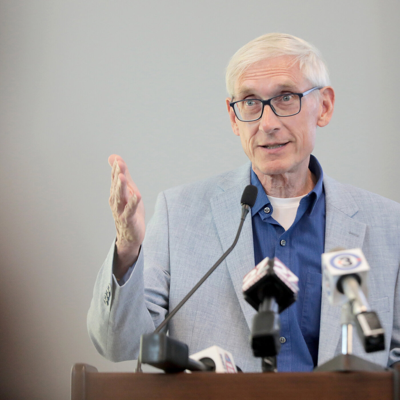 Tony Evers seeks the Wisconsin State Journal's endorsement