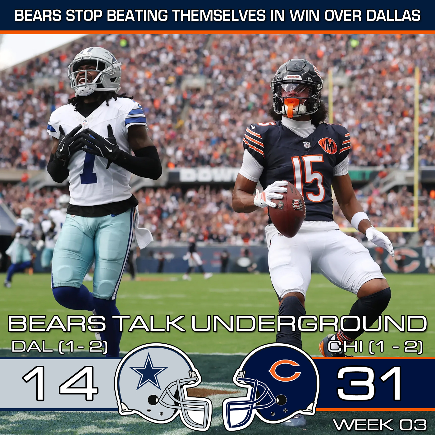 Week Three Review - Bears Play 60-minute Game, Get An Easy Win Over Dallas
