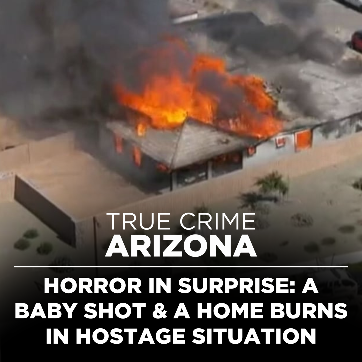 Horror in Surprise: A baby shot by his father & a home burns during hostage situation