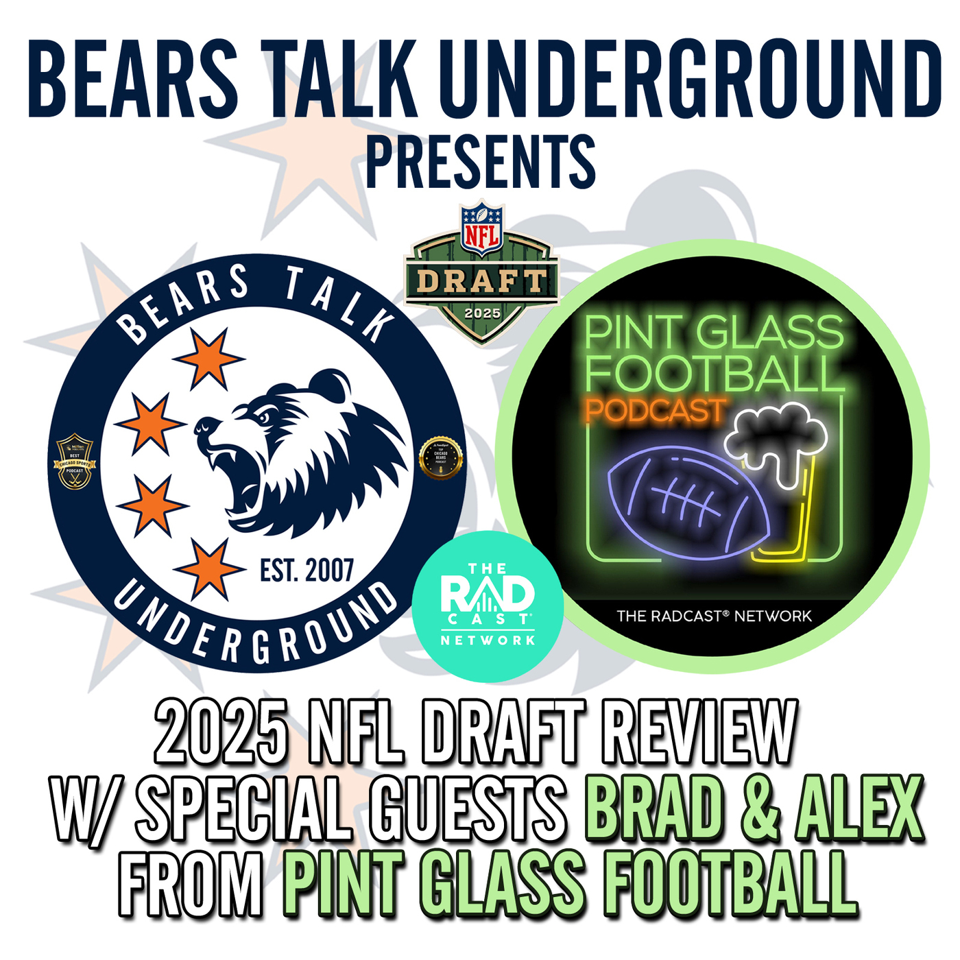 2025 NFL Draft Review w/ Brad & Alex from Pint Glass Football