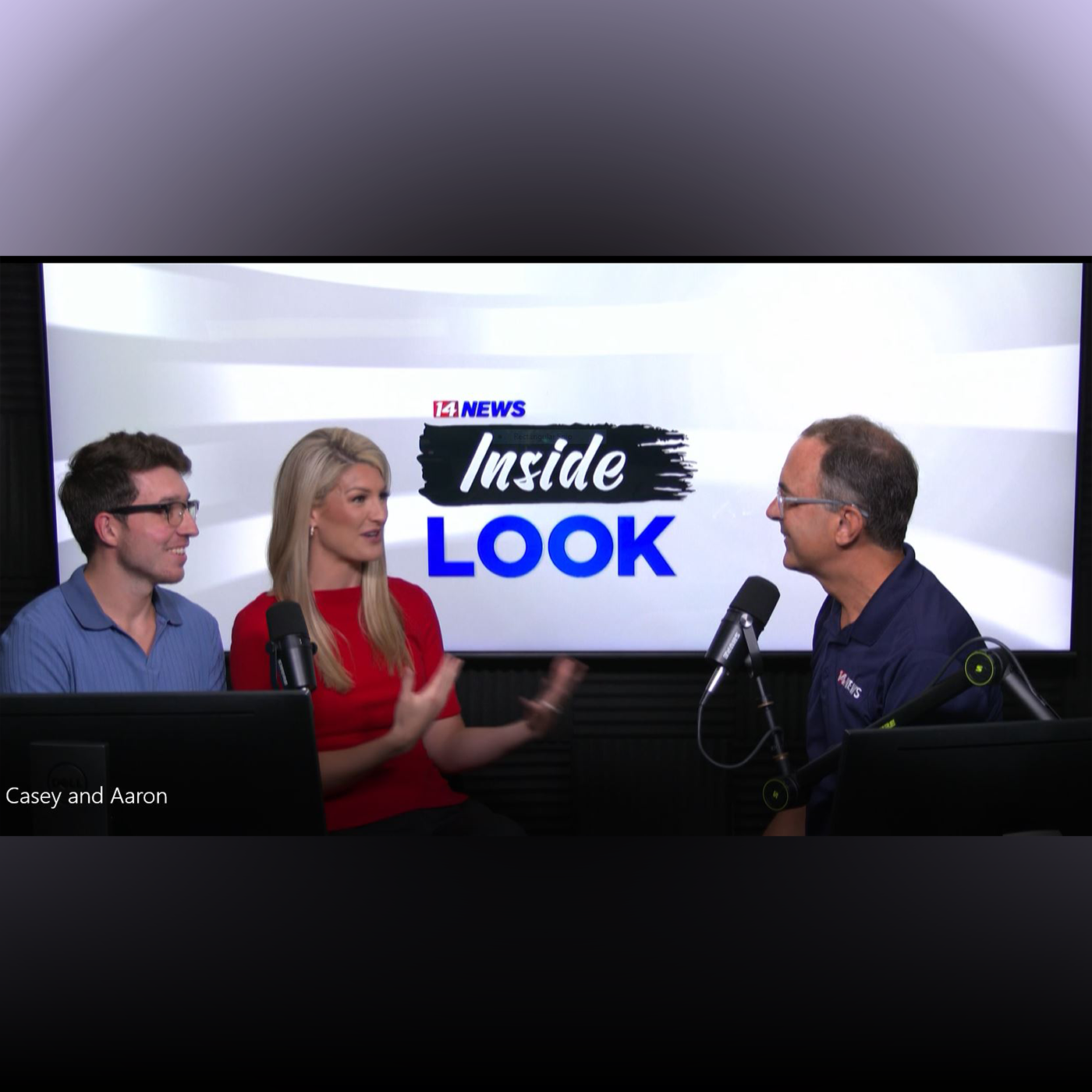 39.  "What's the Trend" podcast hosts Casie Mason and Aaron Weeks