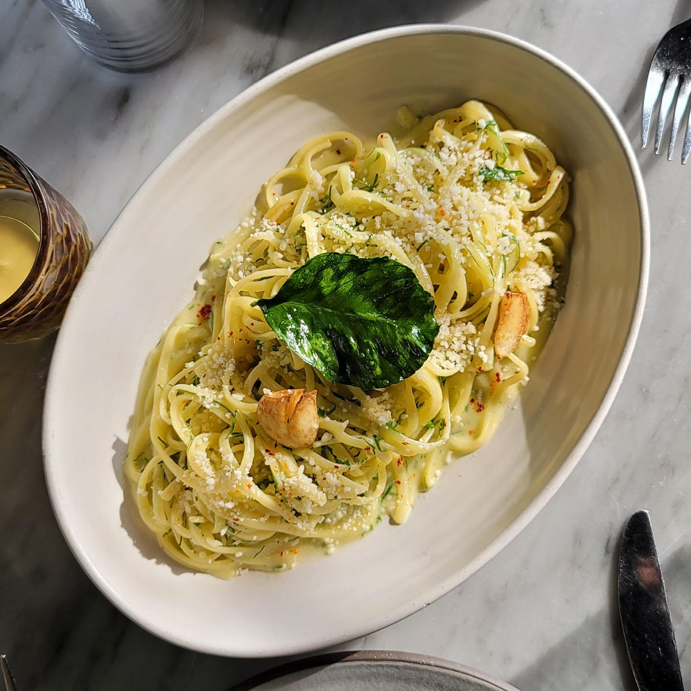 Pasta al limone's particular delights