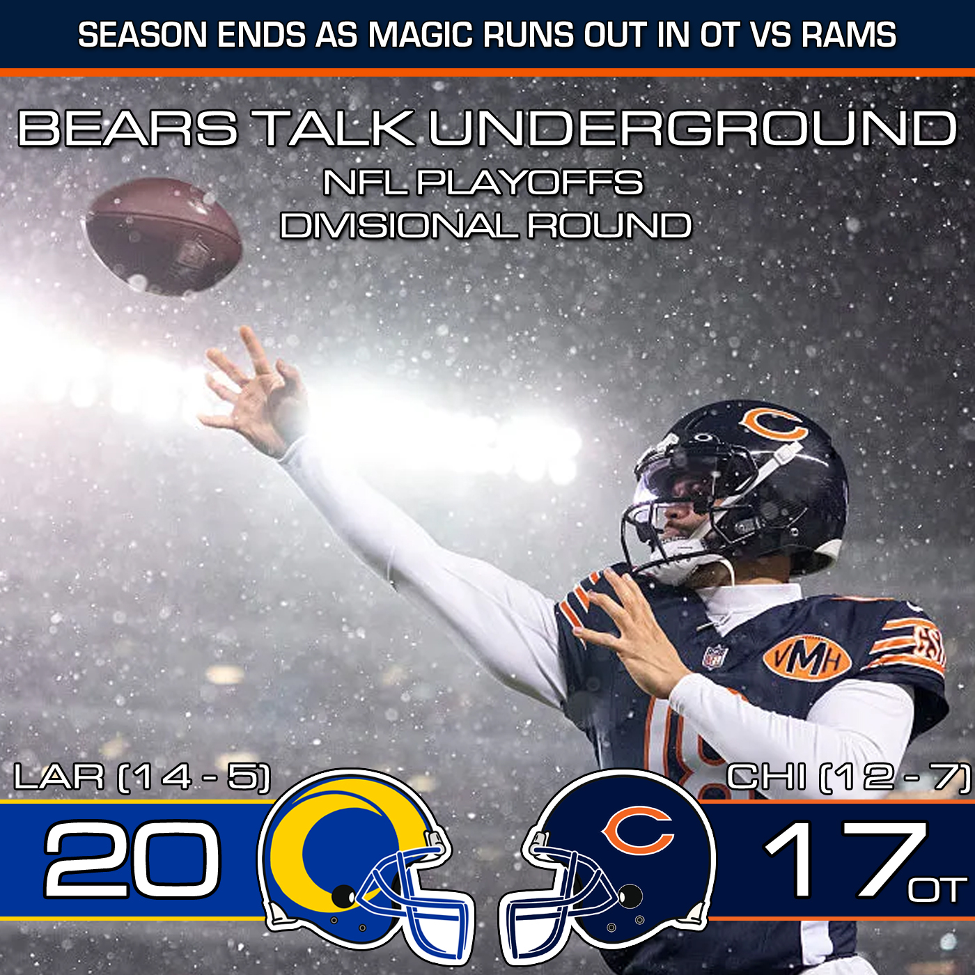 Divisional Round Review - Bears Get One More Dose of Magic to Force OT; But Fall Short to the Rams