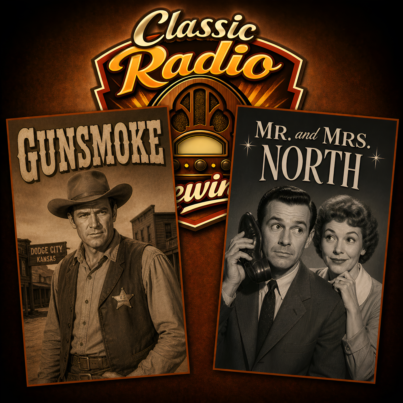 Gunsmoke / Mr. and Mrs. North (Old Time Radio Variety)