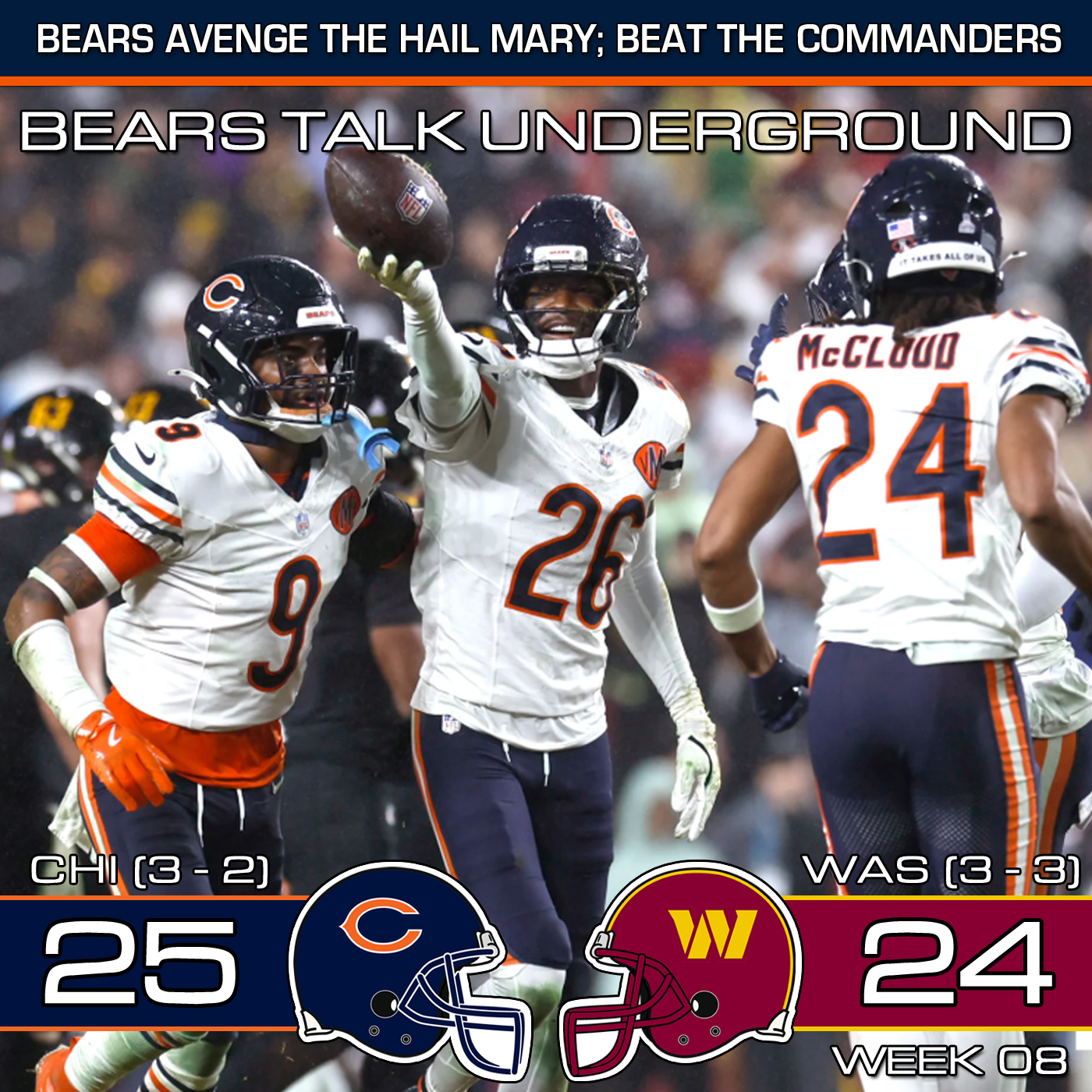 Week Six Review - Revenge is Sweet as Bears Win at the Buzzer in Washington