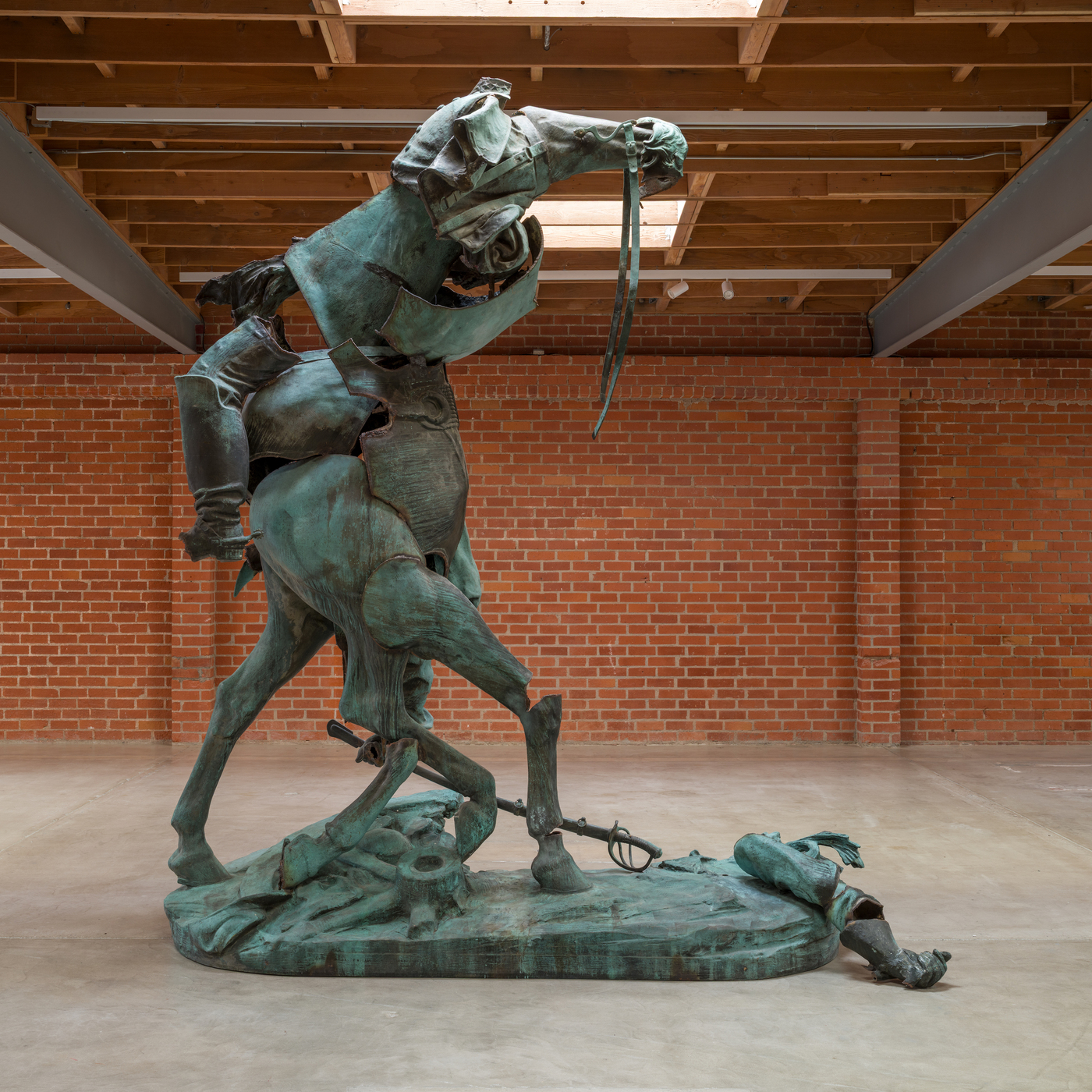 Toppled Confederate statues transformed, reimagined as art in ‘Monuments’