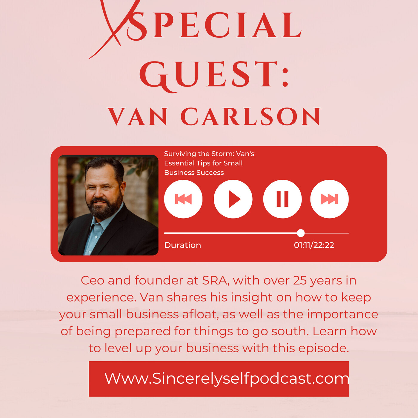 Surviving the storm: Van Carlson’s tips for small business success 
