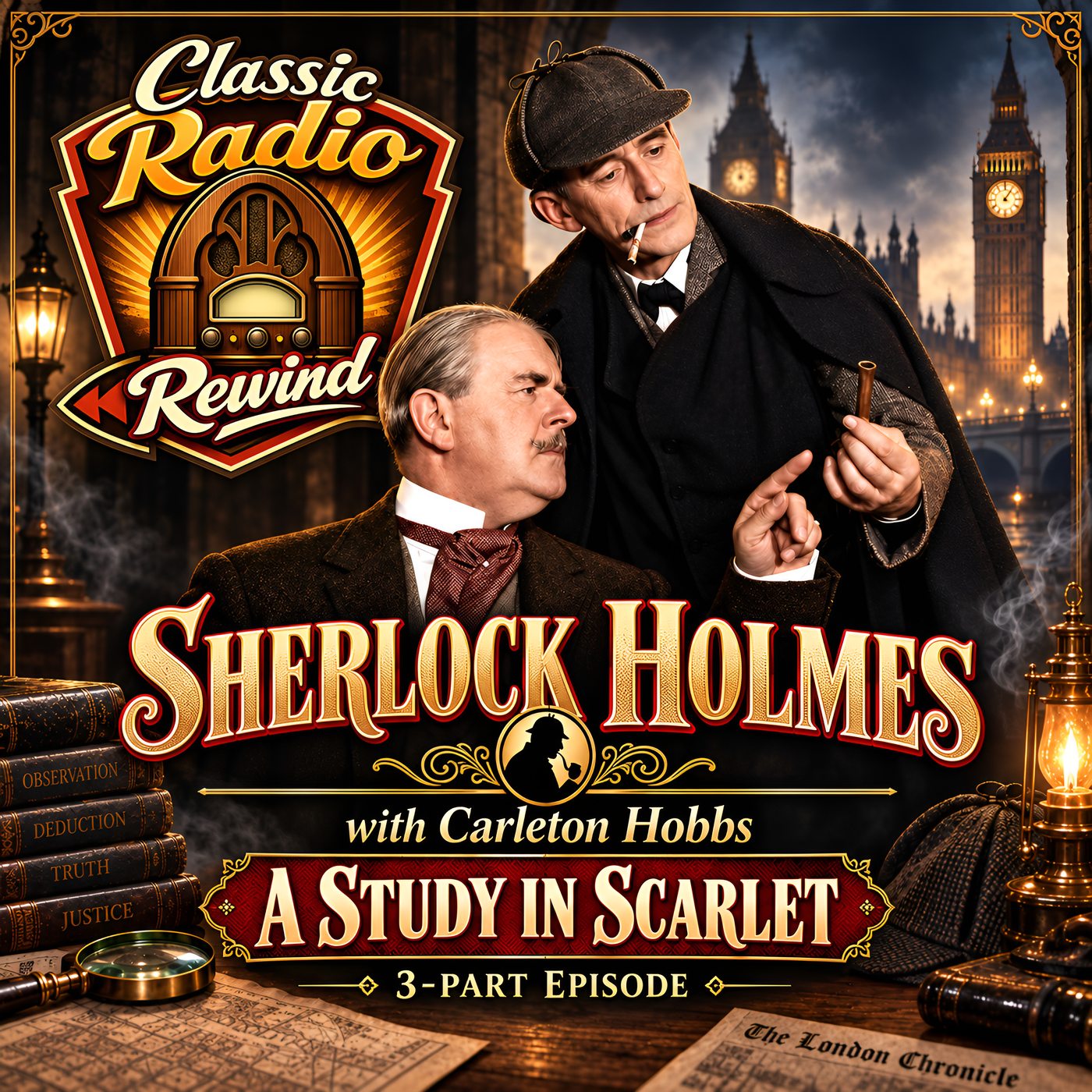 Sherlock Holmes "A Study In Scarlet" (Old Time Radio Variety)
