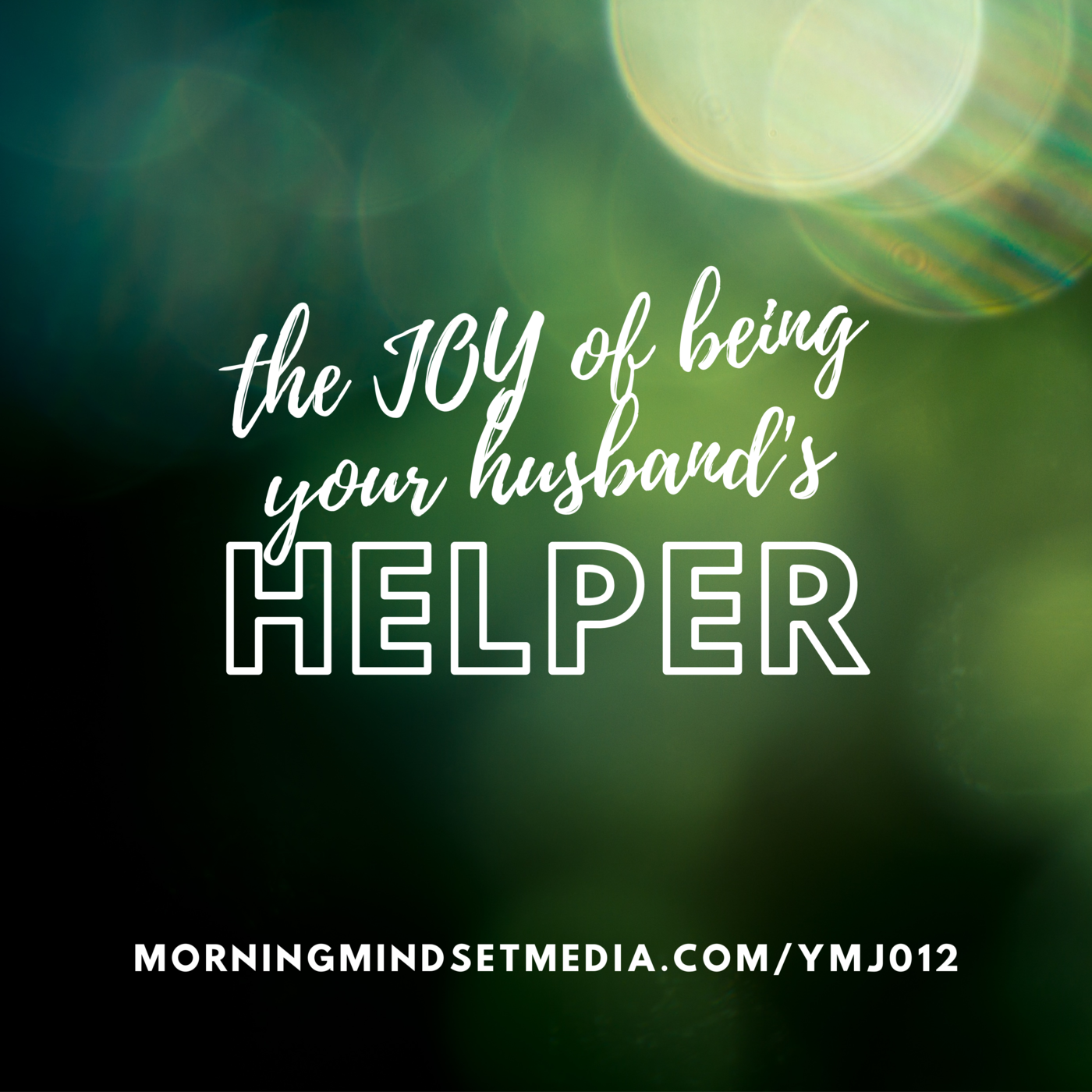 012: The joy of being your husband’s helper