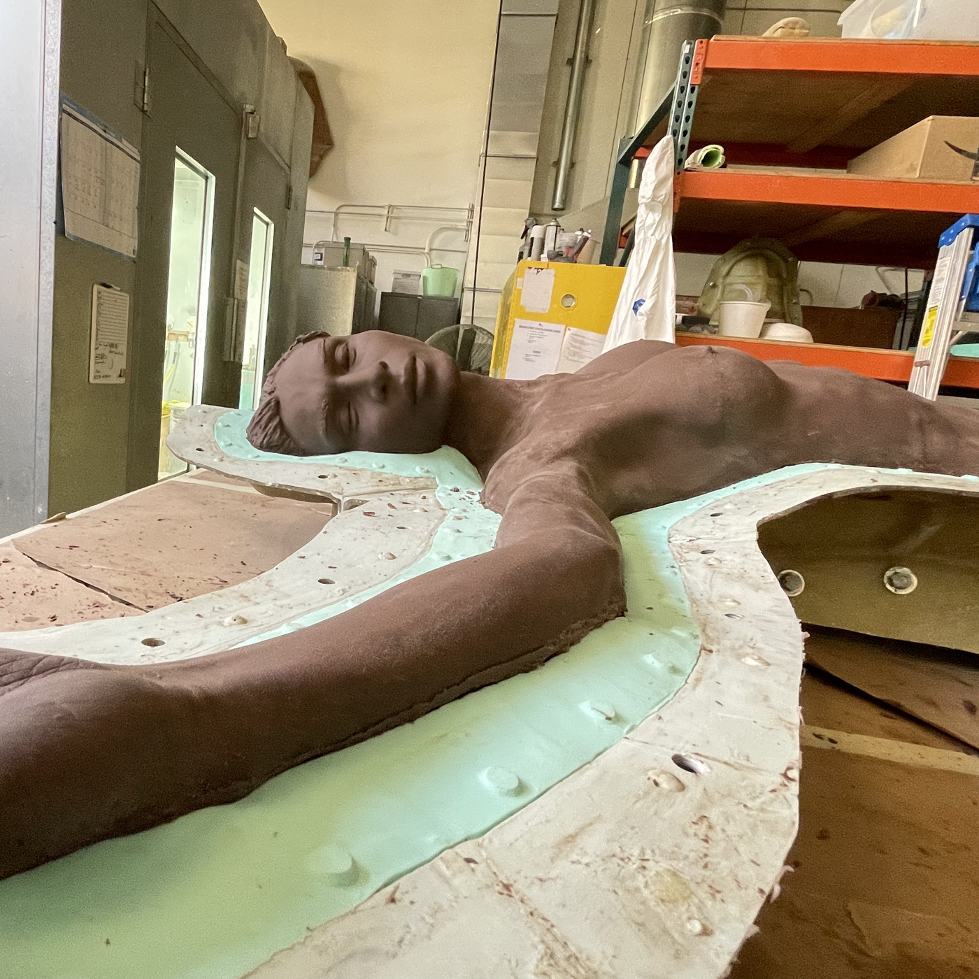 Meet the sculptor making a giant transgender Jesus out of chocolate