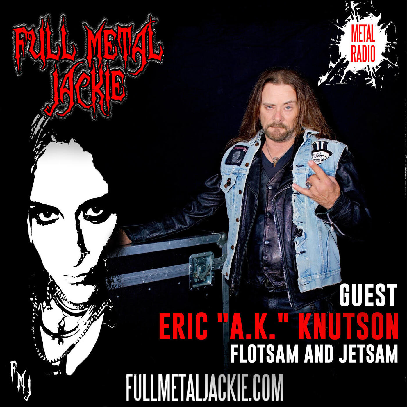 Eric "A.K." Knutson of Flotsam and Jetsam on the FMJ RADIO SHOW!