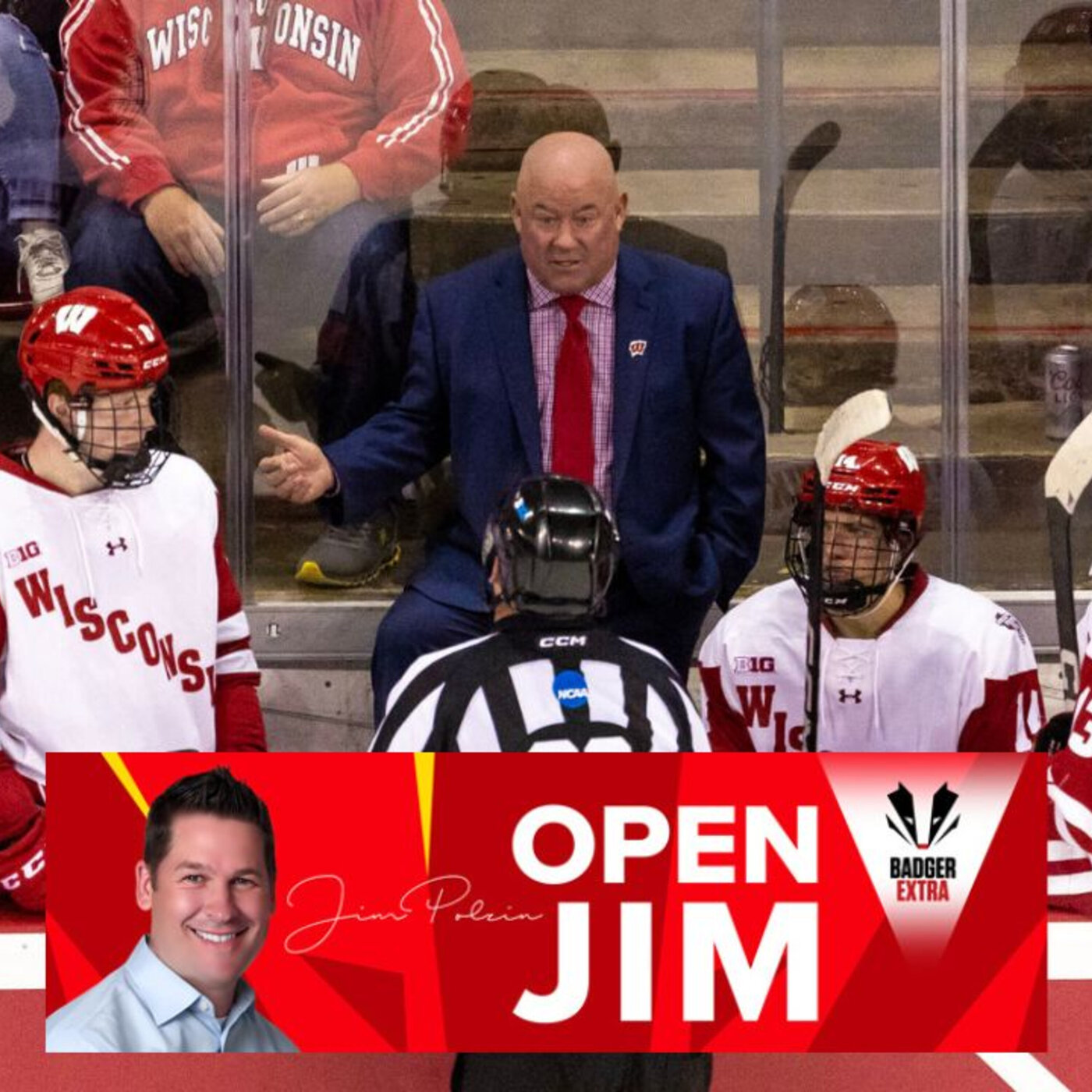 Episode 53 Open Jim Podcast Snippet: One on one with men's hockey coach Mike Hastings & a football mailbag