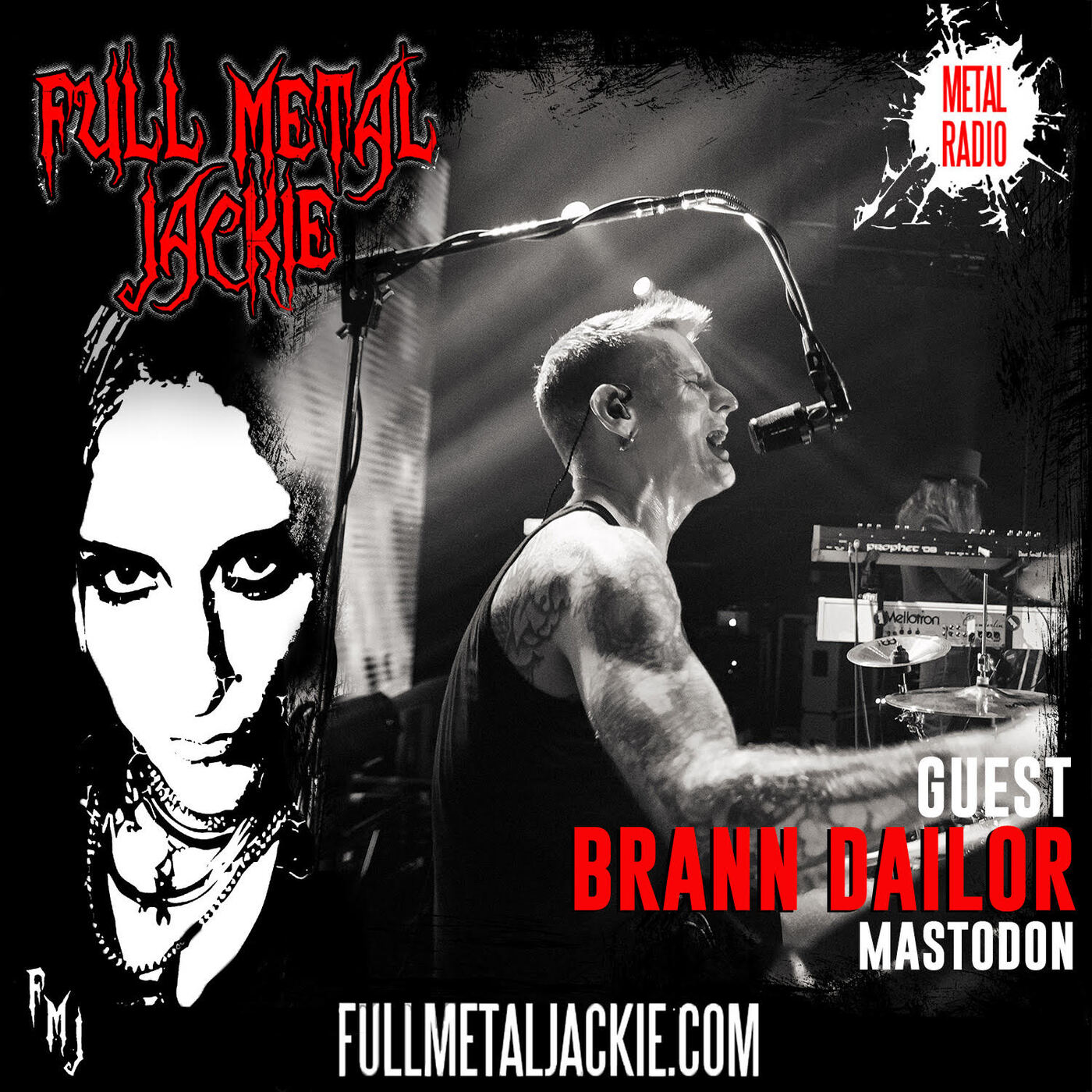 Brann Dailor of Mastodon on the FMJ RADIO SHOW!