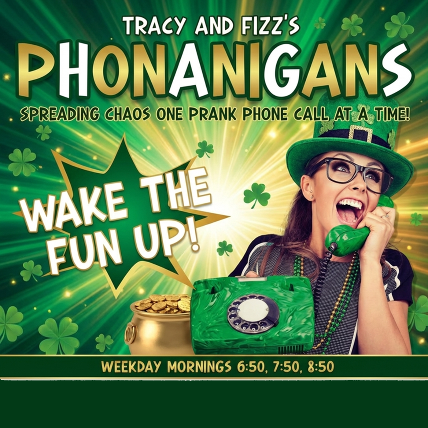 BACK THAT LASS UP!  Time for St Paddy's RAPS with your favorite Brother Sister rap group as we call Stella who is volunteering for the St Patricks Day parade