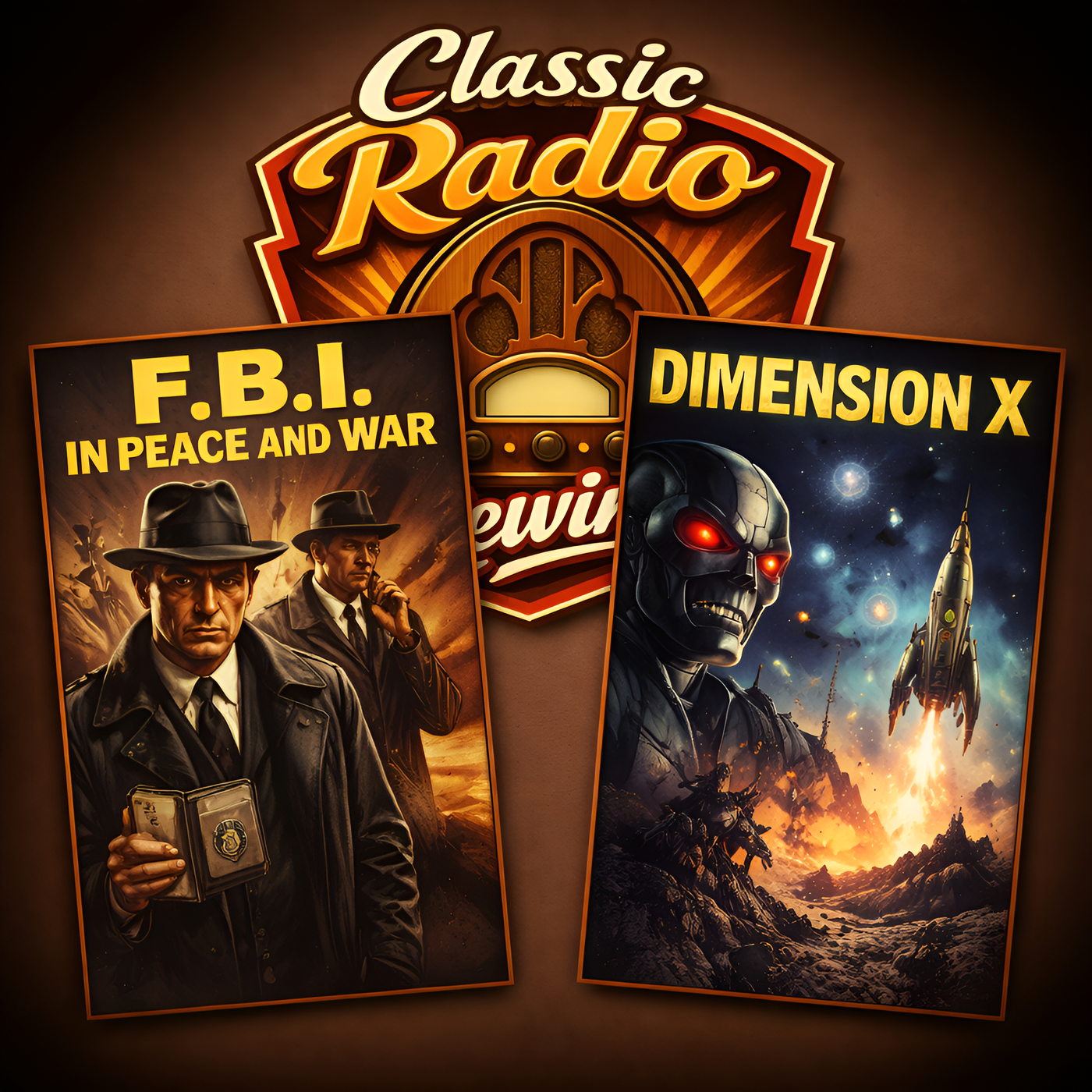  The FBI In Peace and War / Dimension X (Old Time Radio Variety)