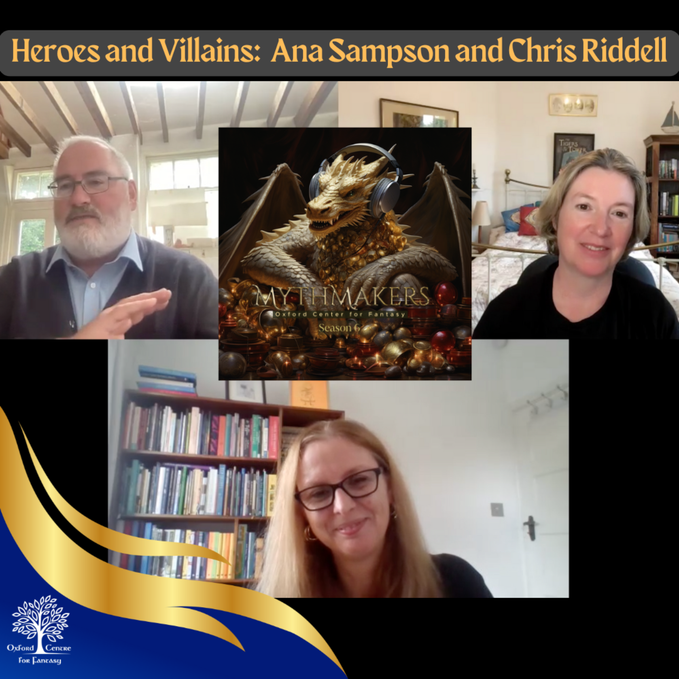 Heroes and Villains: Ana Sampson and Chris Riddell